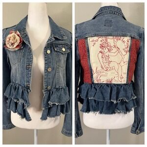 Upcycled Denim Jacket  Women